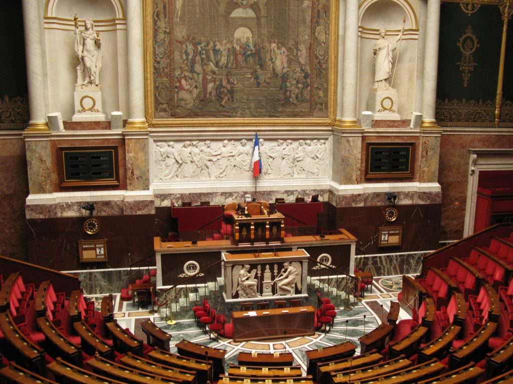 Hemicycle Assemblee nationale